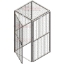 Picture of Wire Mesh Storage Cage Small No Back (Wall Positioned)